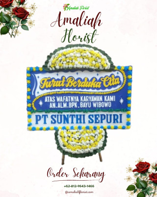 Papan Bunga Duka di Mendoyo