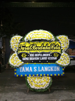 Papan Bunga Duka di Mendoyo